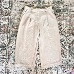Abercrombie & Fitch Sloane Tailored Wide Leg Pant- Classic Beige- Size 31/12S